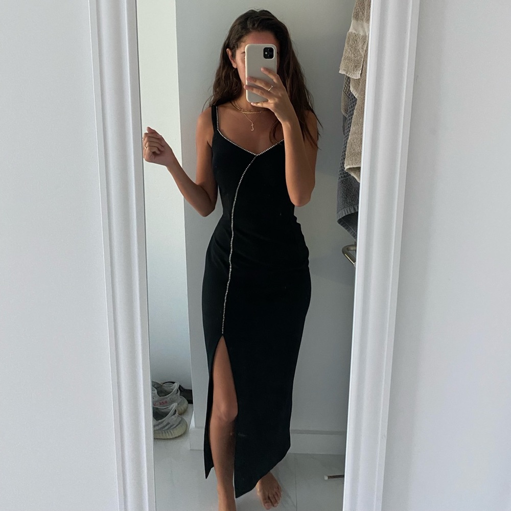 Vintage Dave and Johnny Black dress